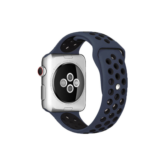 FixPremium - Szilikon Sportszíj - Apple Watch (42, 44, 45 és 49mm), kék