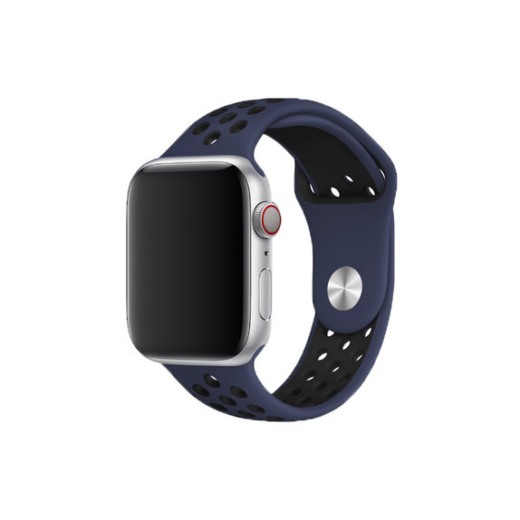FixPremium - Szilikon Sportszíj - Apple Watch (42, 44, 45 és 49mm), kék
