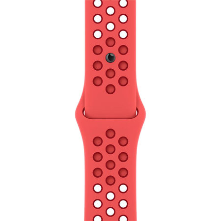 FixPremium - Szilikon Sportszíj - Apple Watch (42, 44, 45 és 49mm), piros