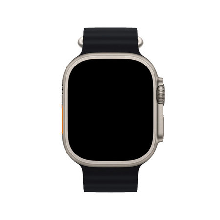 FixPremium - Szíj Ocean Loop - Apple Watch (42, 44, 45 és 49mm), fekete