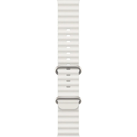 FixPremium - Szíj Ocean Loop - Apple Watch (42, 44, 45 és 49mm), fehér
