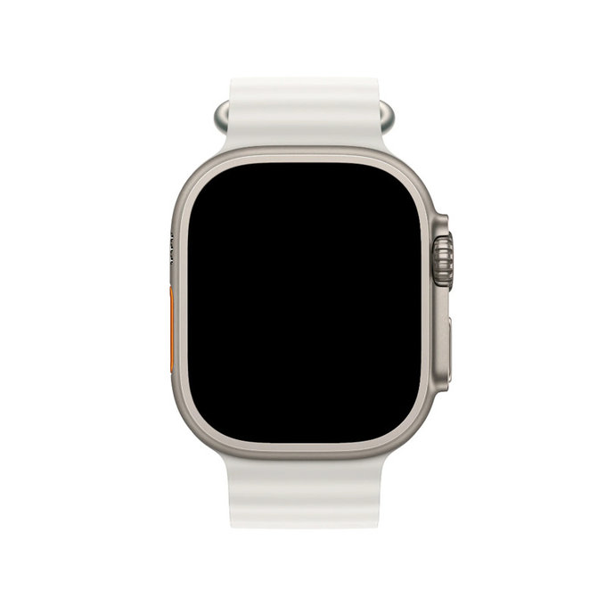 FixPremium - Szíj Ocean Loop - Apple Watch (42, 44, 45 és 49mm), fehér