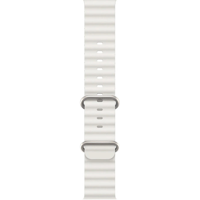FixPremium - Szíj Ocean Loop - Apple Watch (38, 40 és 41mm), fehér