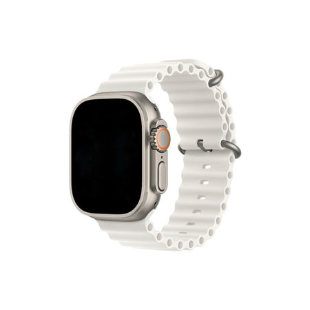 FixPremium - Szíj Ocean Loop - Apple Watch (38, 40 és 41mm), fehér