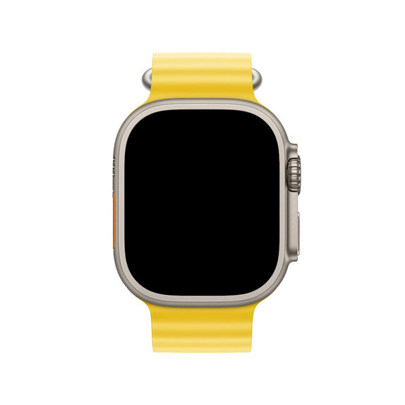 FixPremium - Szíj Ocean Loop - Apple Watch (42, 44, 45 és 49mm), sárga