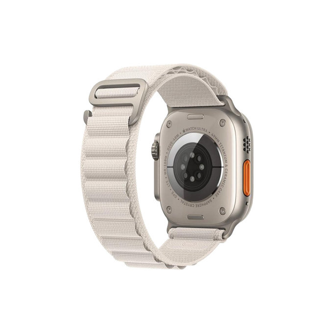 FixPremium - Szíj Alpine Loop - Apple Watch (38, 40 és 41mm), starlight