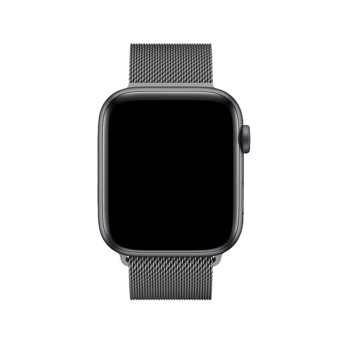 FixPremium - Szíj Milanese Loop - Apple Watch (42, 44, 45 és 49mm), graphite