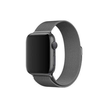 FixPremium - Szíj Milanese Loop - Apple Watch (42, 44, 45 és 49mm), graphite