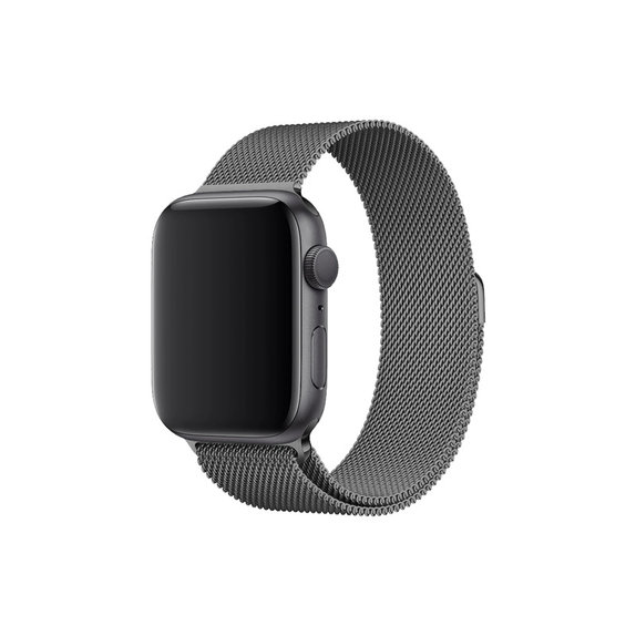 FixPremium - Szíj Milanese Loop - Apple Watch (38, 40 és 41mm), graphite