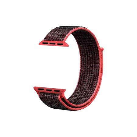 FixPremium - Nylon Szíj - Apple Watch (38, 40 és 41mm), piros