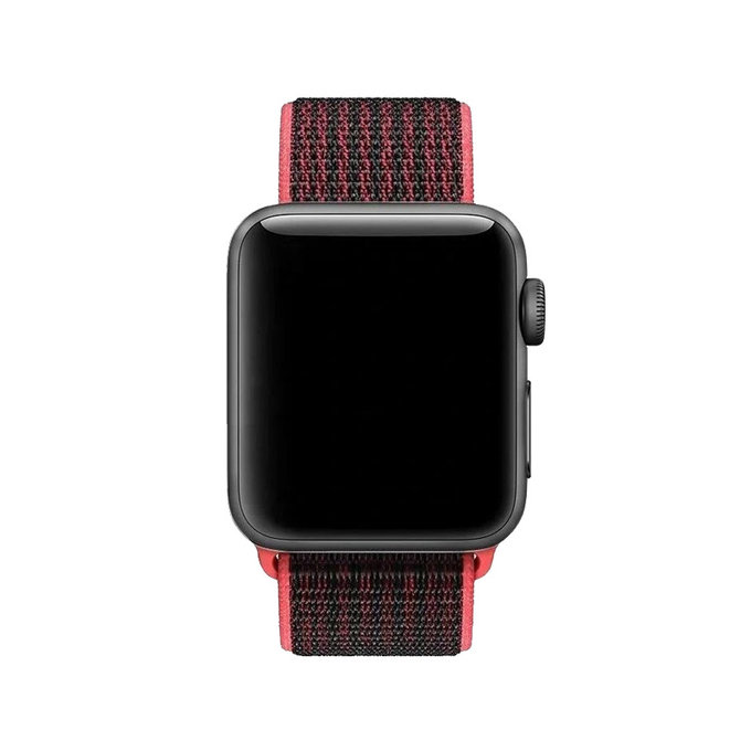 FixPremium - Nylon Szíj - Apple Watch (38, 40 és 41mm), piros