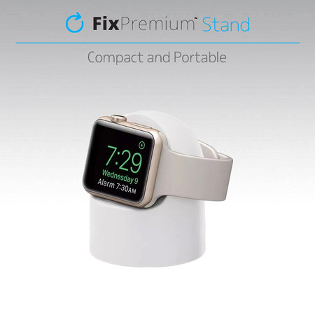 FixPremium - Szilikon Stojan - Apple Watch, fekete