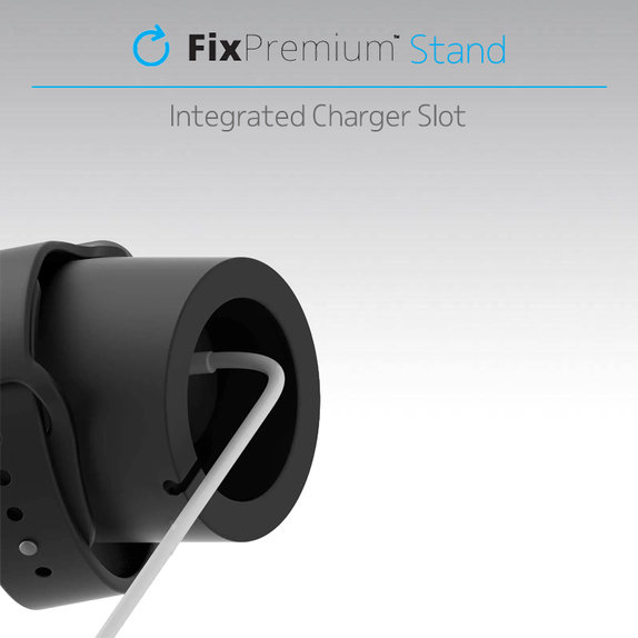 FixPremium - Szilikon Stojan - Apple Watch, fekete