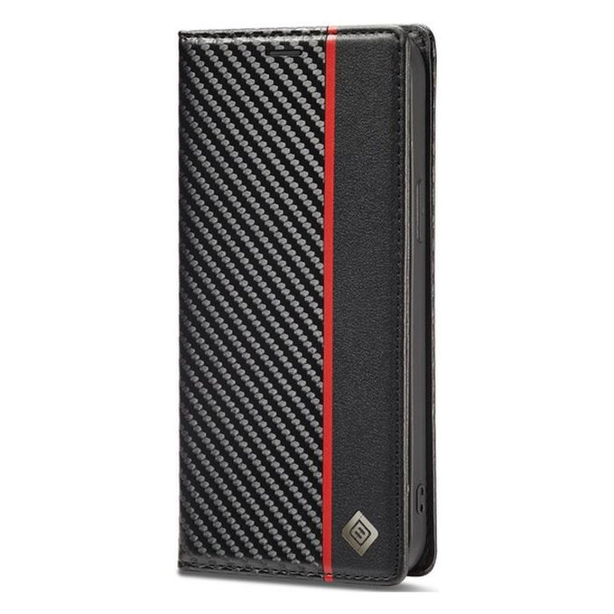 FixPremium - Tok Carbon Wallet - Samsung Galaxy S23, fekete