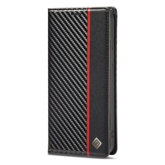 FixPremium - Tok Carbon Wallet - Xiaomi Redmi Note 12 5G, fekete