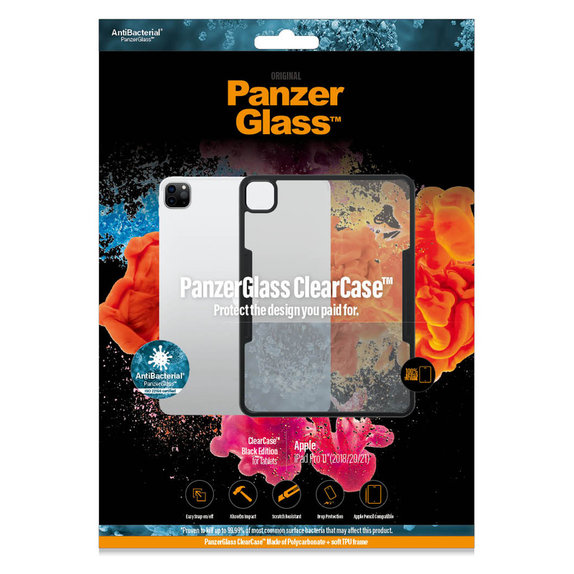 Tok ClearCase AB iPad Pro 11'' (2018/2020/2021) készülékhez, Fekete, PanzerGlass