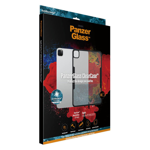 Tok ClearCase AB iPad Pro 11'' (2018/2020/2021) készülékhez, Fekete, PanzerGlass