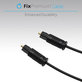 FixPremium - Audio Optikai kábel (1m), fekete
