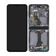 Samsung Galaxy Z Flip 5 F731B - LCD Kijelző + Érintőüveg + Keret (Graphite) - GH82-31827A Genuine Service Pack