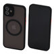 FixPremium - Tok Matte a MagSafe-el - iPhone 12, fekete