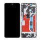 Huawei Nova 10 SE - LCD Kijelző + Érintőüveg + Keret (Starry Black) OLED