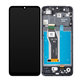 Motorola Moto E13 - LCD Kijelző + Érintőüveg + Keret (Cosmic Black) TFT