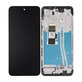 Motorola Moto G53 5G - LCD Kijelző + Érintőüveg + Keret (Ink Blue) TFT