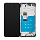Motorola Moto G13 - LCD Kijelző + Érintőüveg + Keret (Matte Charcoal) TFT