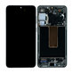 Samsung Galaxy S23 Plus S916B - LCD Kijelző + Érintőüveg + Keret (Phantom Black) OLED