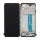 Xiaomi Redmi Note 12S - LCD Kijelző + Érintőüveg + Keret (Onyx Black) TFT