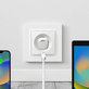PURO - Töltőadapter MiniPro USB-C, GaN, 20W, fehér