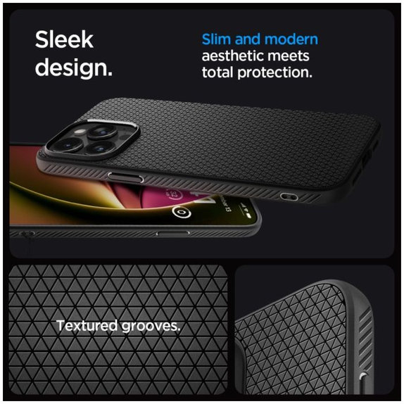 Spigen - Tok Liquid Air - iPhone 15 Pro Max, matte black