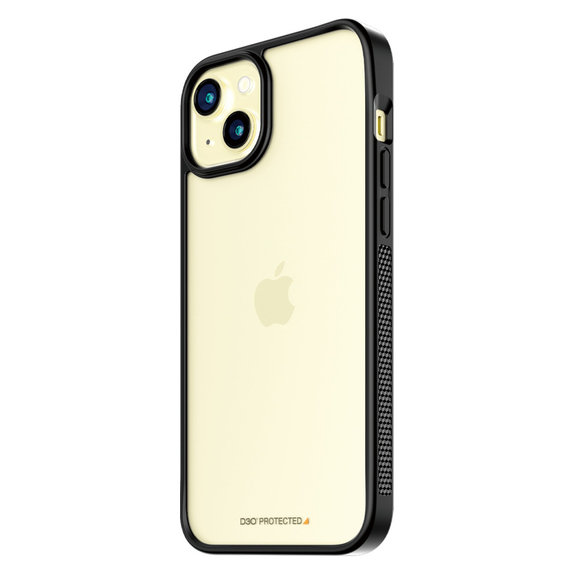 Tok ClearCase D3O iPhone 15 Plus készülékhez, Fekete, PanzerGlass