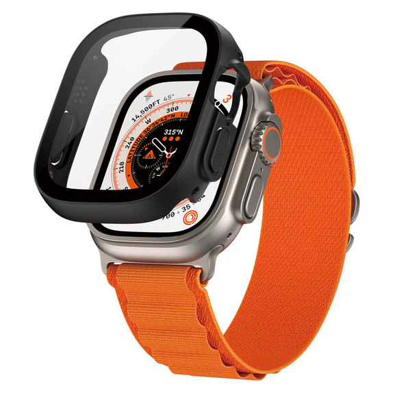 Edzett üveg Full Body D3O Apple Watch Ultra/Ultra 2 készülékhez, Fekete, PanzerGlass