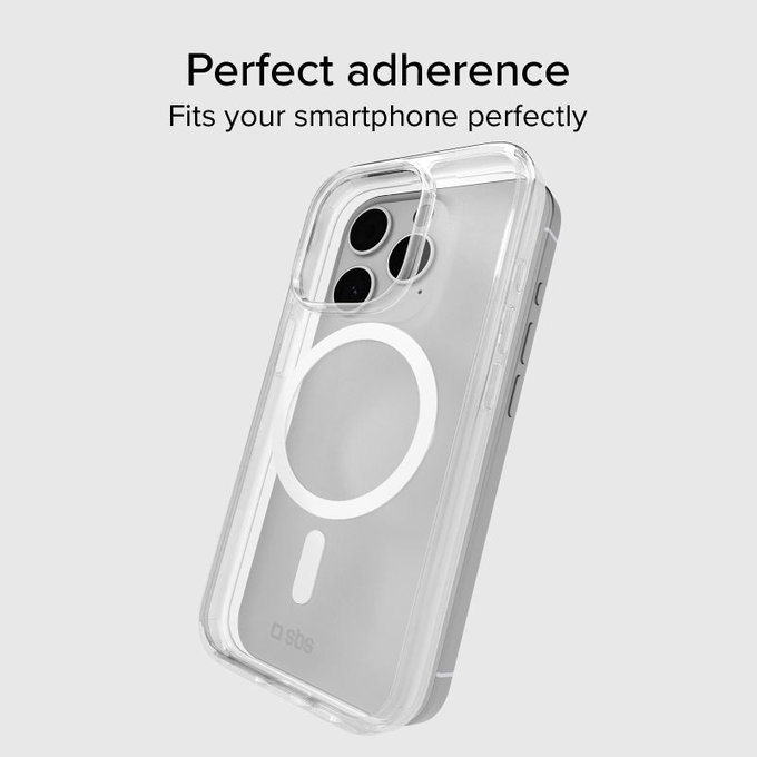 SBS - Tok Light Mag, MagSafe,  iPhone 15 Pro, átlátszó