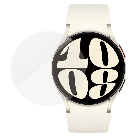 Edzett üveg Flat Glass AB Samsung Galaxy Watch6 44 mm készülékhez, Átlátszó, PanzerGlass