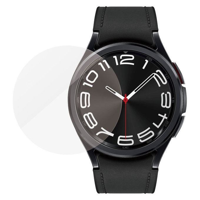Edzett üveg Flat Glass AB Samsung Galaxy Watch6 43 mm készülékhez, Átlátszó, PanzerGlass