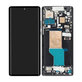 Motorola Edge 30 Ultra - LCD Kijelző + Érintőüveg + Keret (Interstellar Black) - 5D68C21260 Genuine Service Pack