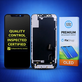 Kijelző Hard OLED iPhone 14, Érintőüveg kerettel, FixPremium