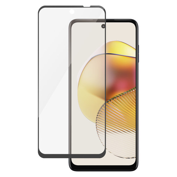 Edzett üveg UWF Motorola Moto G73 5G készülékhez, Fekete, PanzerGlass