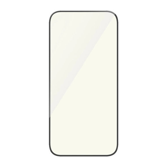 Edzett üveg UWF Eyecare applikátorral iPhone 15 készülékhez, Fekete, PanzerGlass