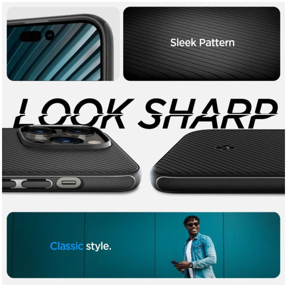 Spigen - Tok Mag Armor á MagSafe-el - iPhone 14 Pro Max, Matte Black