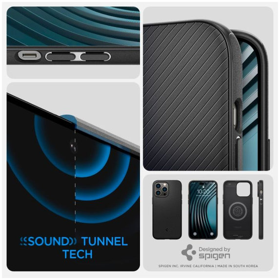 Spigen - Tok Mag Armor á MagSafe-el - iPhone 14 Pro, Matte Black