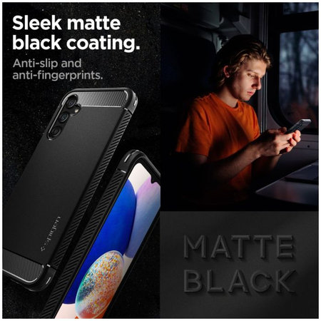 Spigen - Tok Rugged Armor - Samsung Galaxy A14 4G, matte black