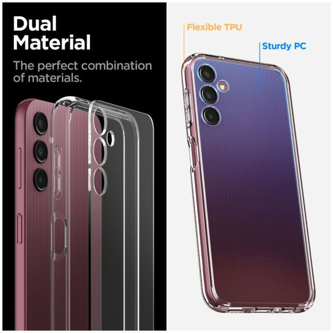 Spigen - Tok Liquid Air - Samsung Galaxy A14 5G, crystal clear