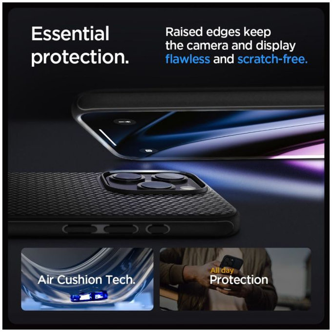 Spigen - Tok Mag Armor á MagSafe-el - iPhone 15 Pro Max, Matte Black