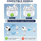 FixPremium - AirPods Pro Tips - 2 db-os készlet (L, S), white