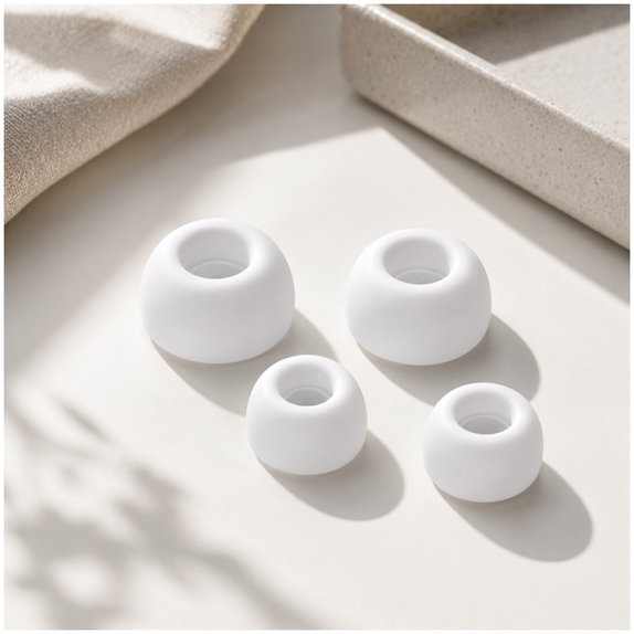 FixPremium - AirPods Pro Tips - 2 db-os készlet (L, S), white