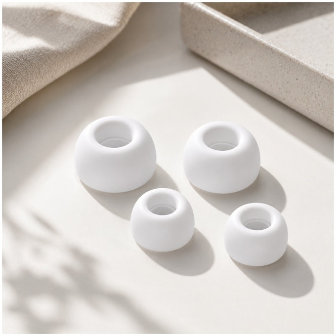 FixPremium - AirPods Pro Tips - 2 db-os készlet (L, S), white