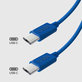 SBS - Kábel USB-C/USB-C, 60W, PD, 1.5m, kék